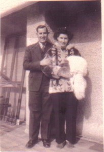 len and Muriel on board ship