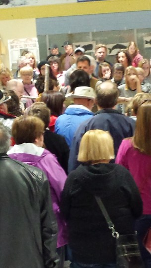 A wedding in the arena