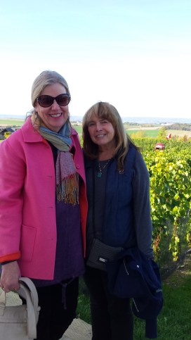 My son thought these two women were quite fetching. Here's the fetching one in the pink jacket...